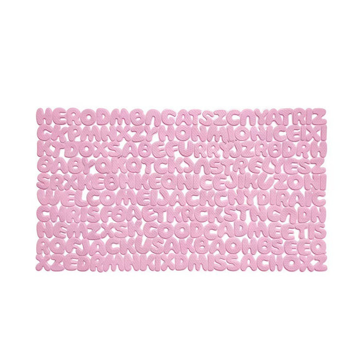 Creative Alphabet Texture Bath Mat Stornfield