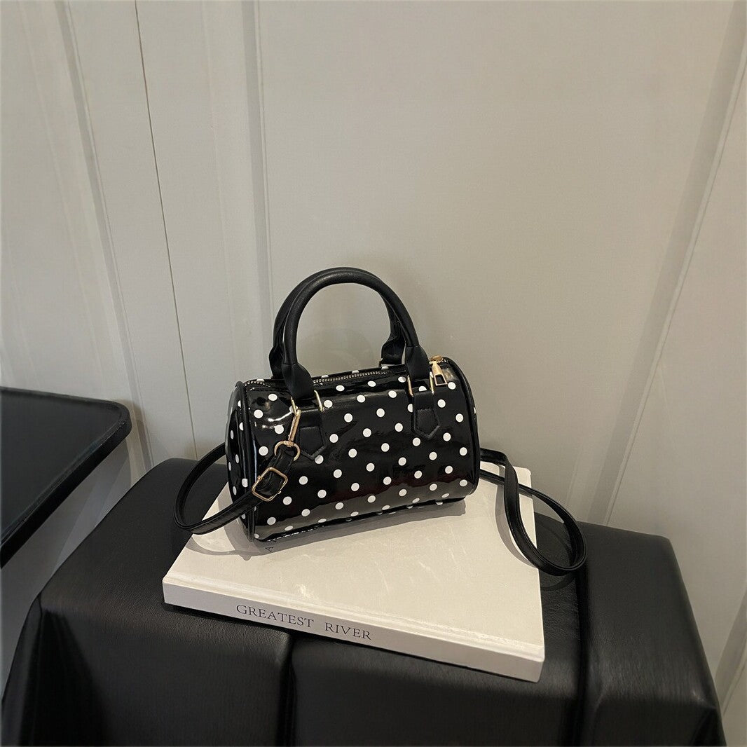 Polka Dot Handheld Satchel