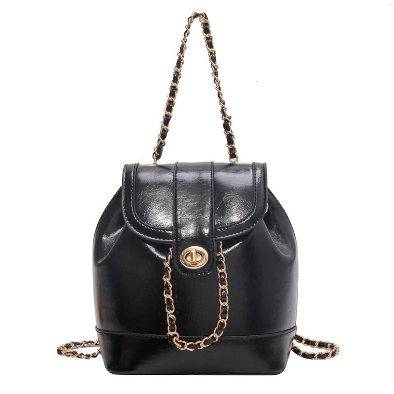 Chic Chain-accented Bucket Handbag Stornfield