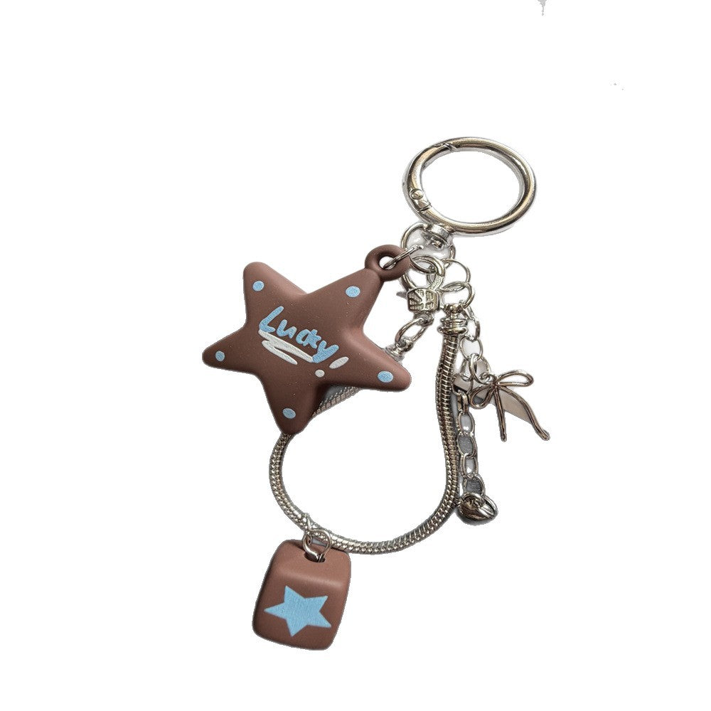 Playful Star-Themed Key Charm Stornfield