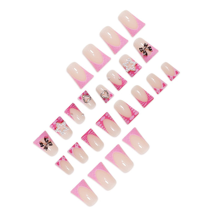 Decorative Press-On Nail Extensions with 3D Accents Stornfield