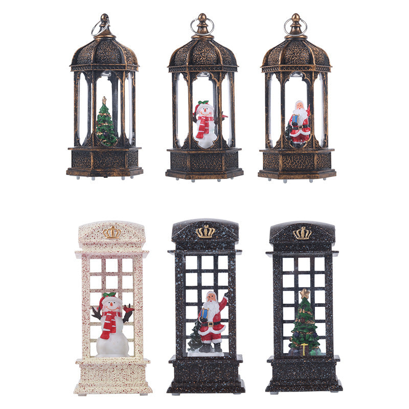 Decorative Christmas lantern with LED lighting Stornfield