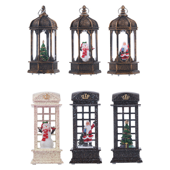Decorative Christmas lantern with LED lighting Stornfield