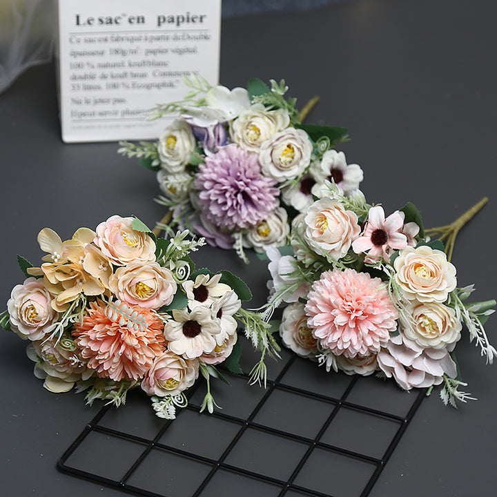 Lifelike Floral Bouquet Arrangement
