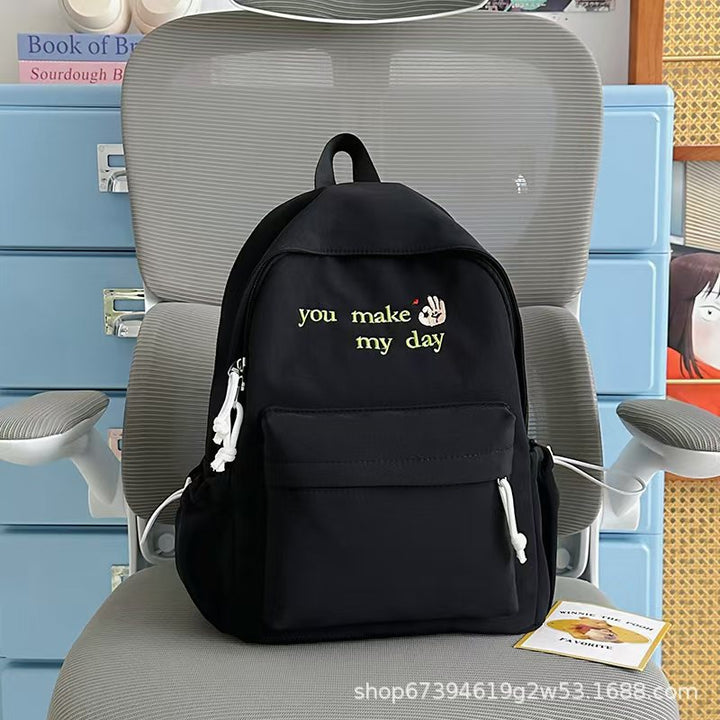 Casual Embroidered Backpack Stornfield