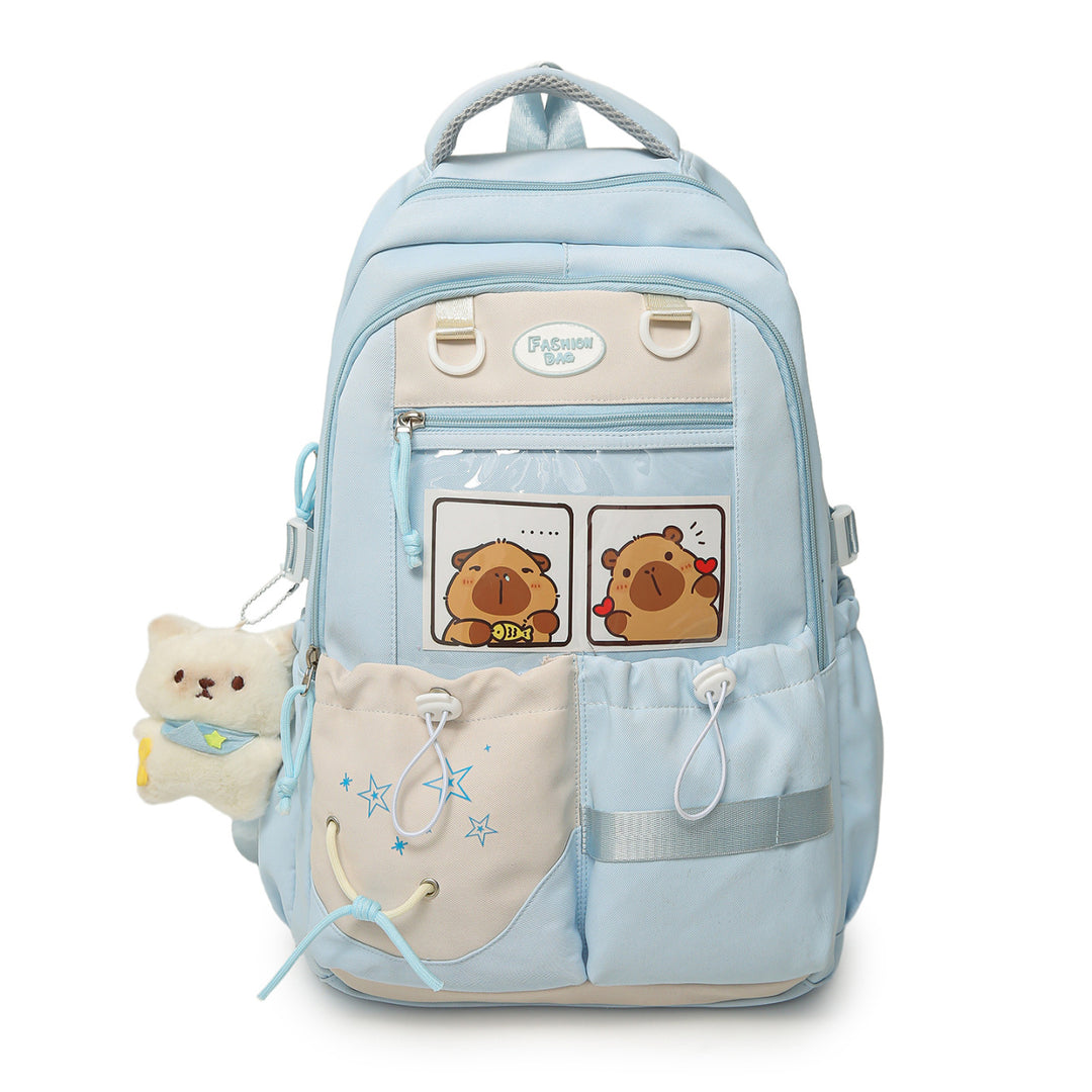 Cartoon Character Print School Backpack Stornfield