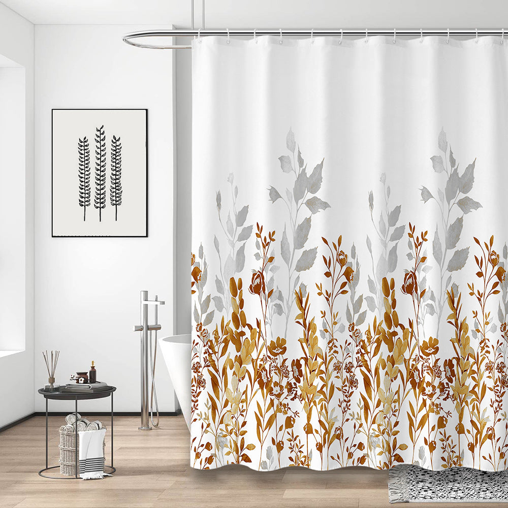Floral Print Shower Curtain Stornfield