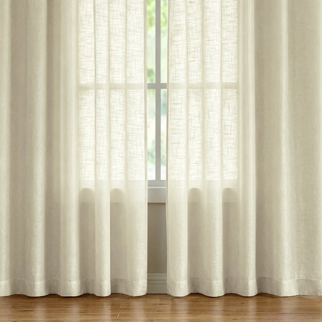 Sheer Linen Window Curtains Stornfield