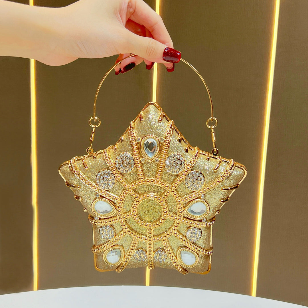 Star-Shaped Evening Handbag