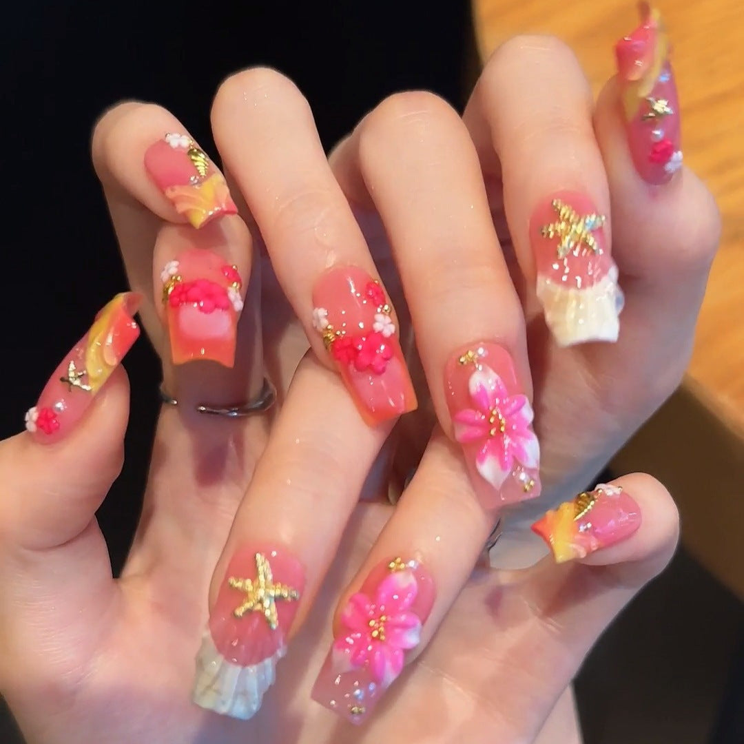 Decorative 3D Floral Nail Art Set