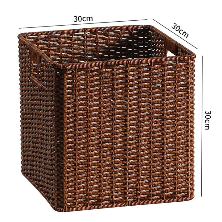 Handwoven Rustic Storage Cube Stornfield