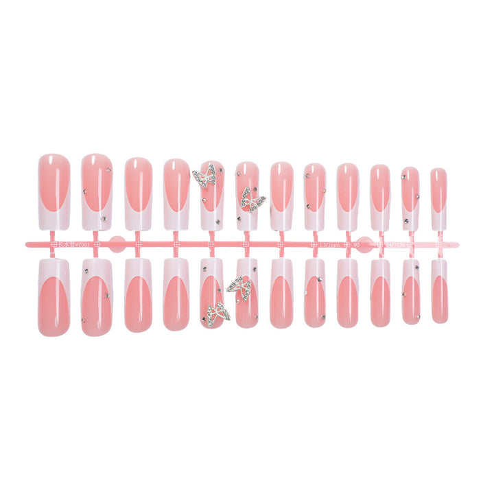 Decorative Press-On Nail Kit with Butterfly Accents Stornfield