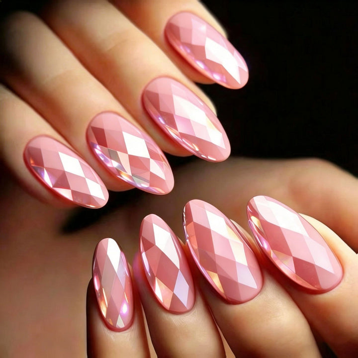 Artificial nails with radiant crystal design Stornfield