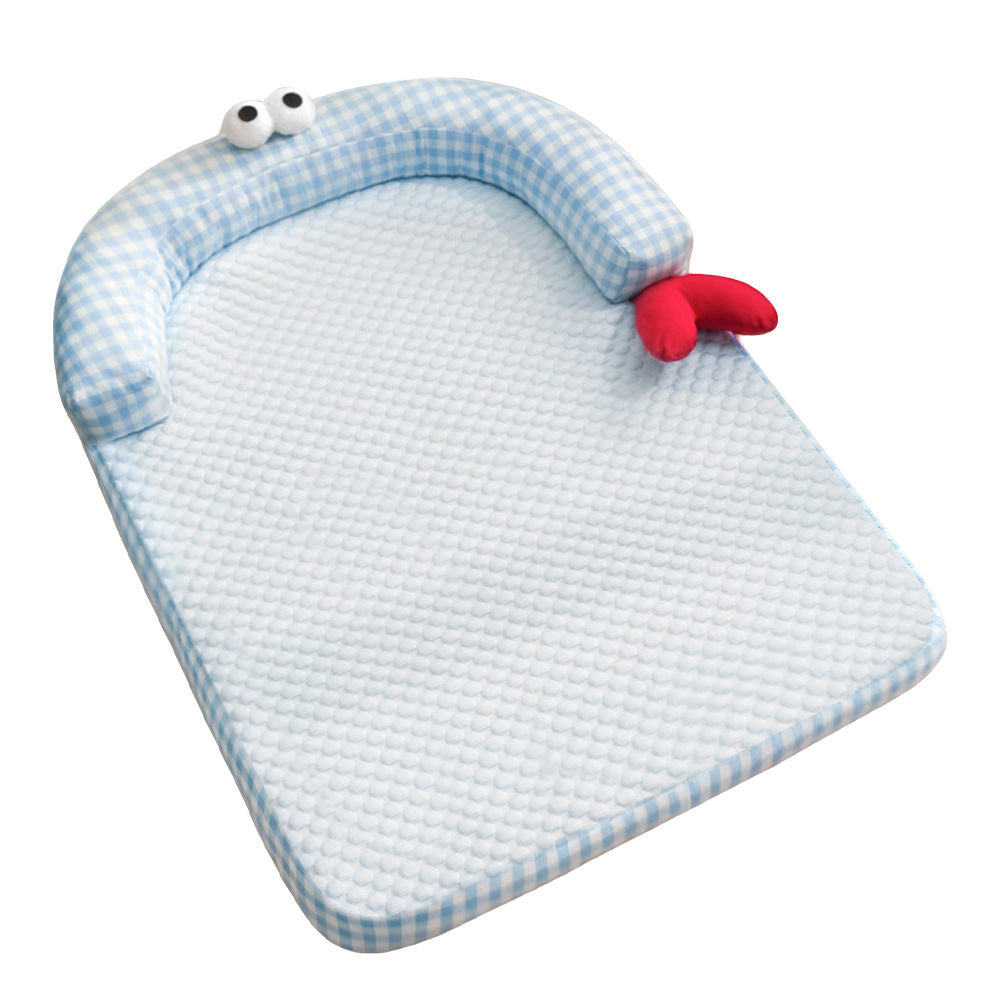 Unisex nan ergonomic baby sleeping mat with padded head edge and washable cover Stornfield