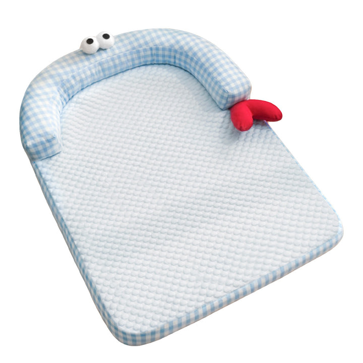 Unisex nan ergonomic baby sleeping mat with padded head edge and washable cover Stornfield