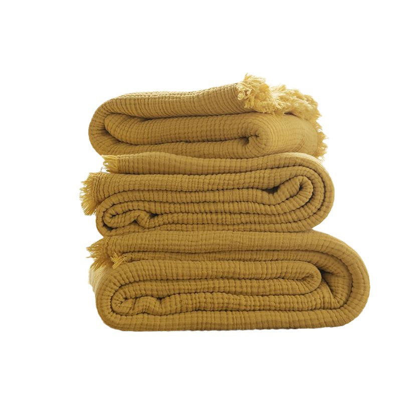 Women's cozy waffle textured blanket Stornfield