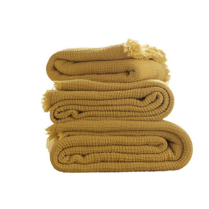 Women's cozy waffle textured blanket Stornfield