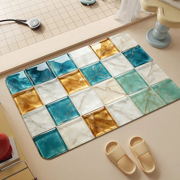 Decorative Anti-Slip Bathroom Mat