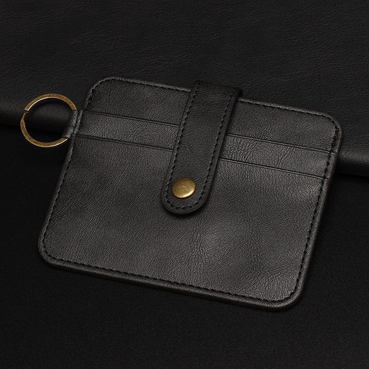 Leather Keychain Cardholder