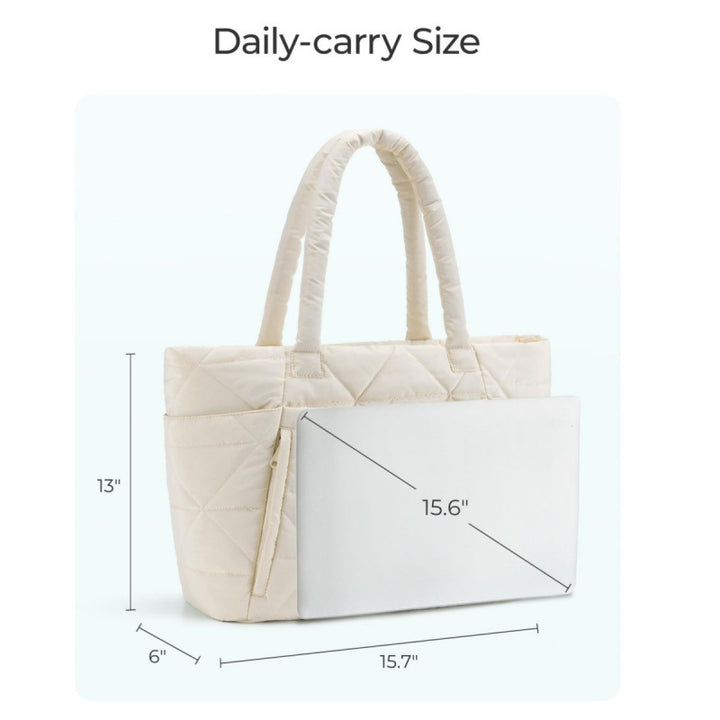 Stylish quilted tote bag Stornfield