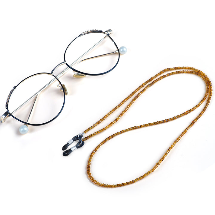 Crystal-Accented Eyewear Holder Chain Stornfield