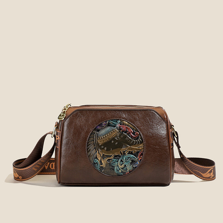 Vintage-Inspired Leather Crossbody Bag Stornfield