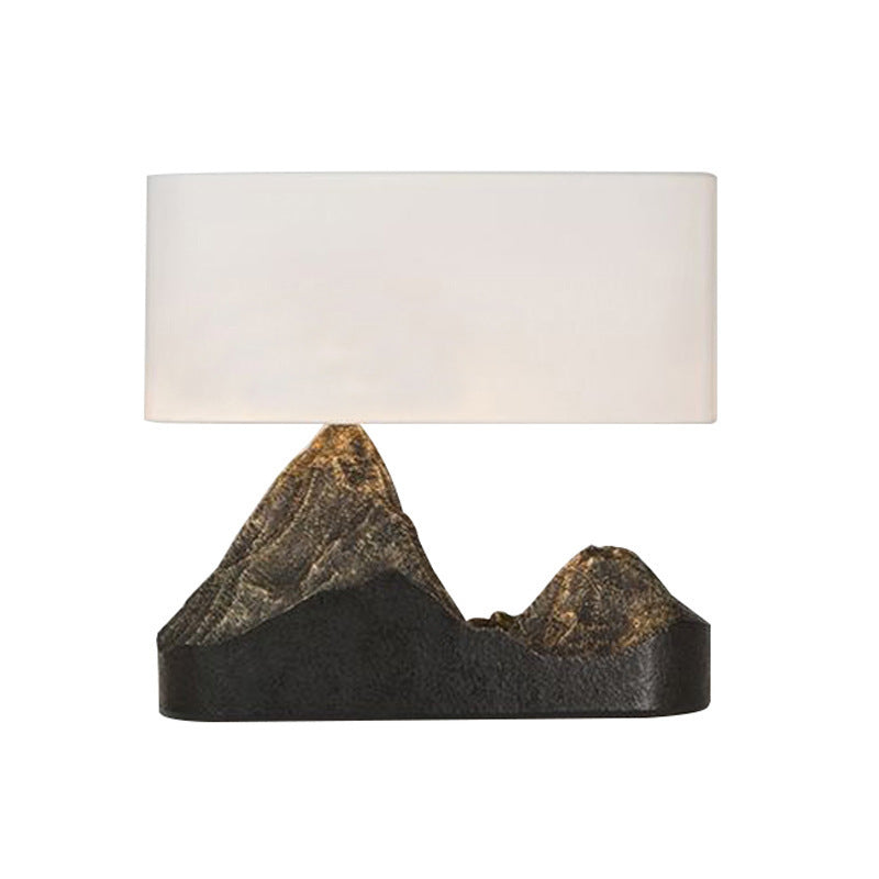 Decorative Mountain Sculpture Table Lamp