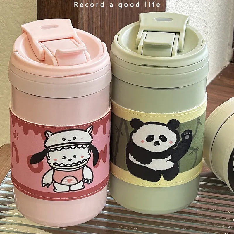 Women's Insulated Thermo Mug with Cute Animal Design Stornfield