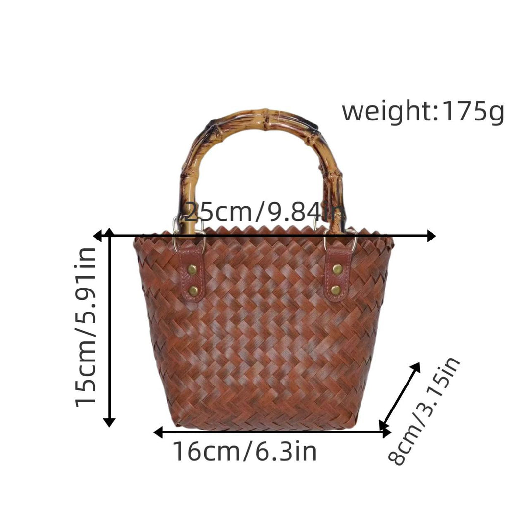 Braided tote bag with ergonomic handles Stornfield