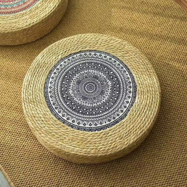 Beef Artificial Leather Pouf Stornfield