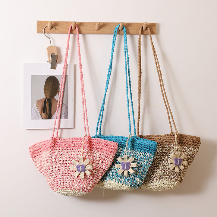 Fashionable and Handcrafted Handbag with Floral Accent Stornfield