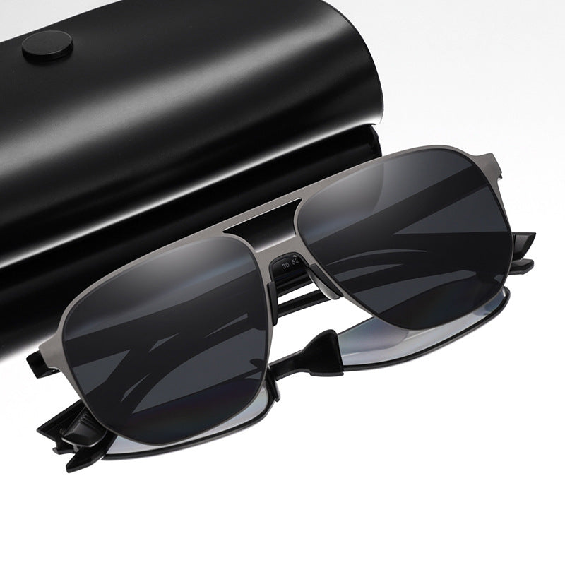 Contemporary Square Frame Sunglasses Stornfield