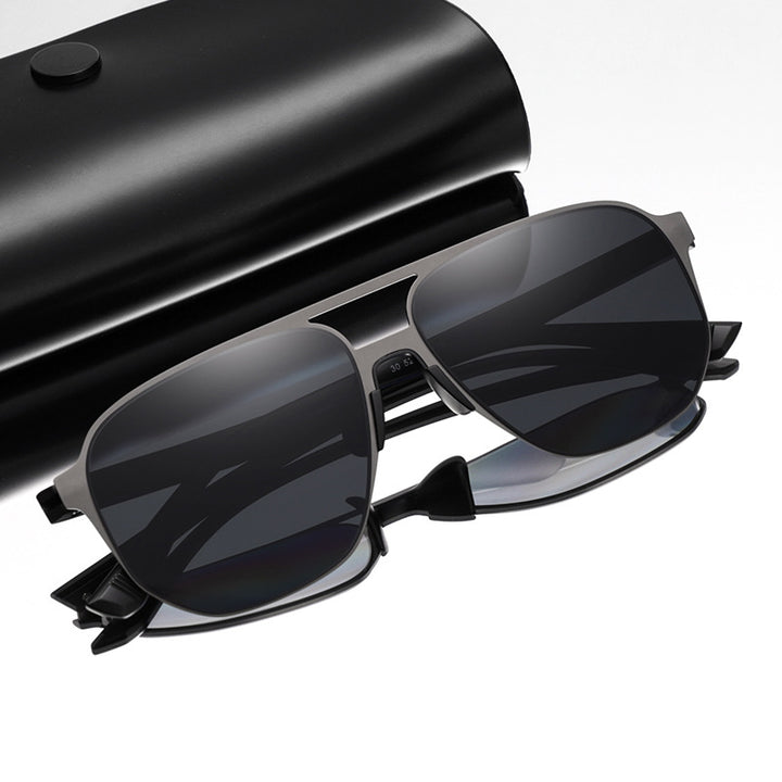Contemporary Square Frame Sunglasses Stornfield