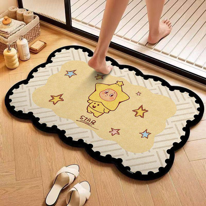 Decorative Plush Bath Mat