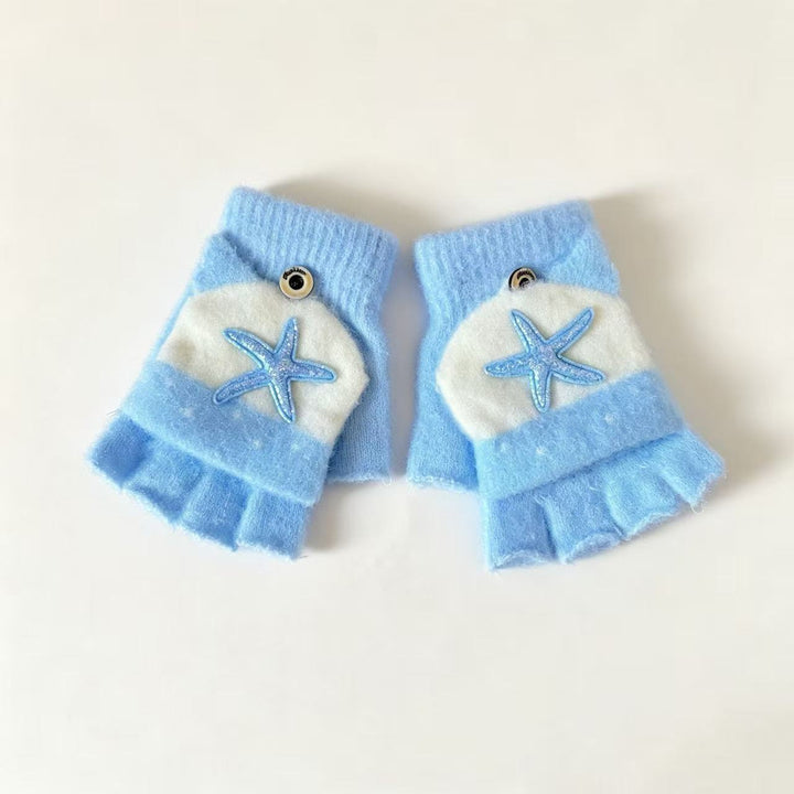 Cute Cartoon-Themed Fingerless Gloves Stornfield