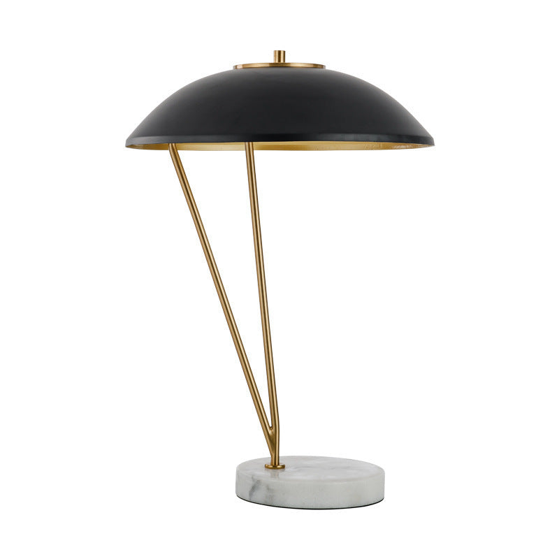 Modern Table Lamp with Geometric Base