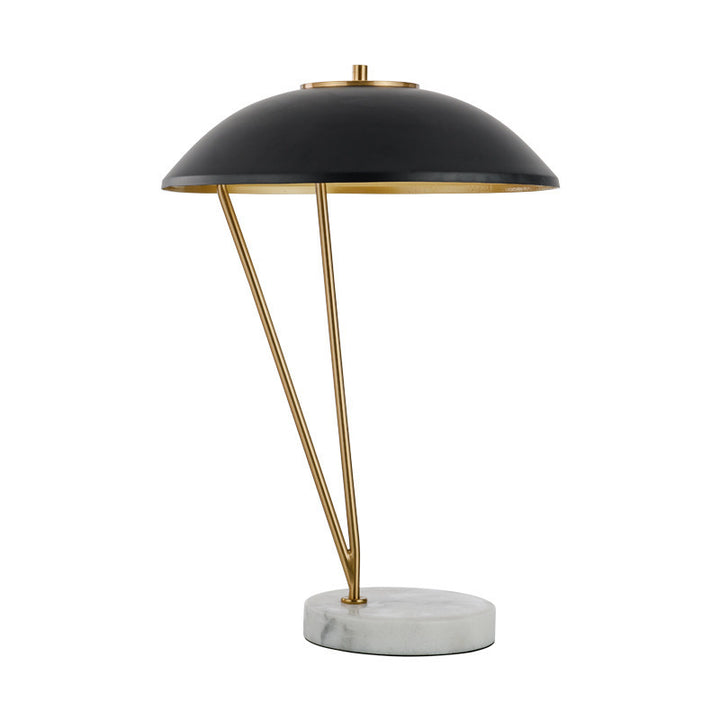 Modern Table Lamp with Geometric Base