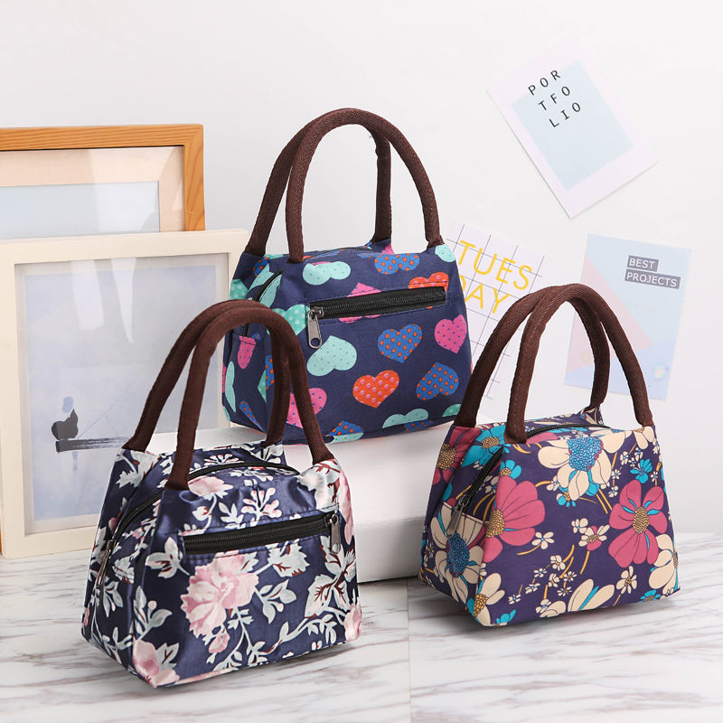 Floral Print Insulated Lunch Carrier Stornfield