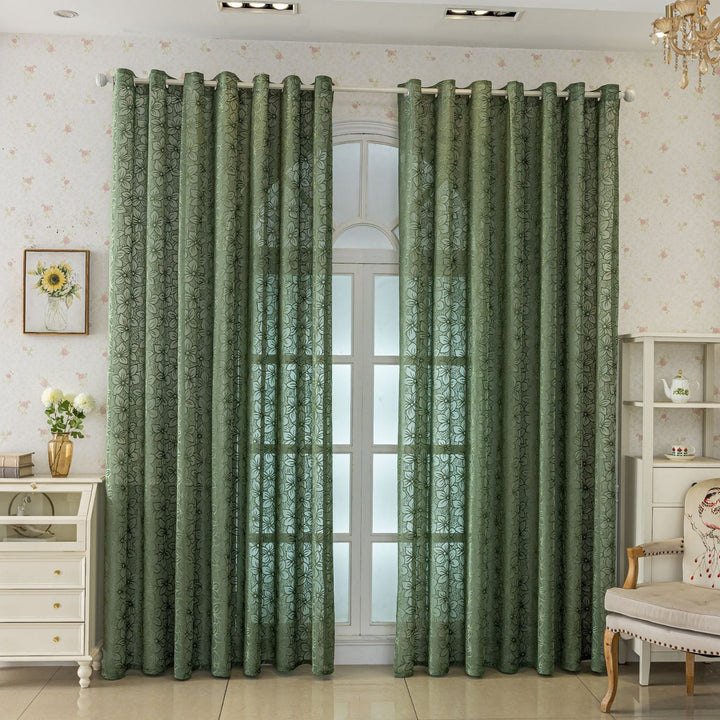 WoFloral Lace Curtain Stornfield