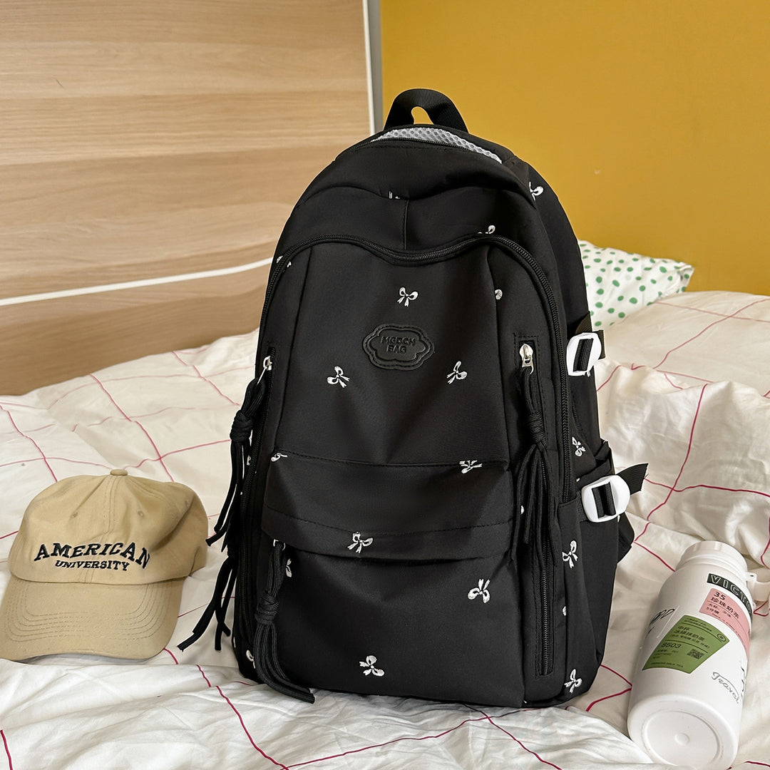 Decorative Star-Patterned Backpack Stornfield