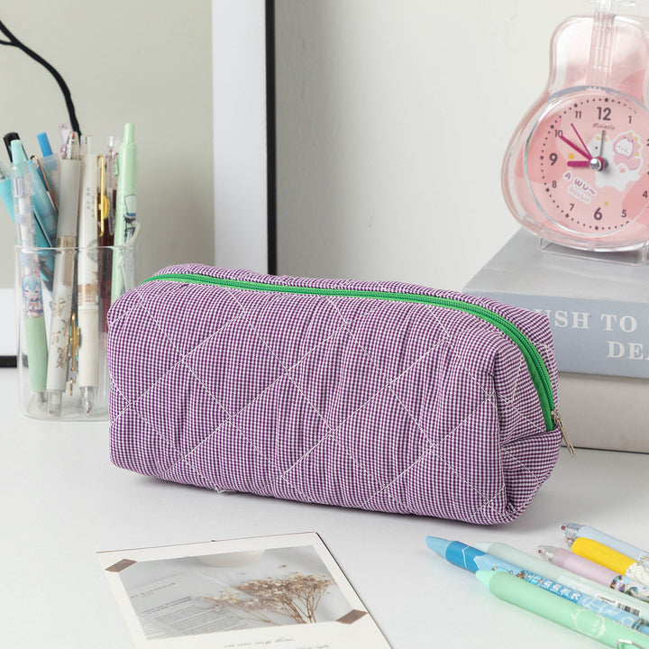 Quilted Zippered Pencil Case Stornfield