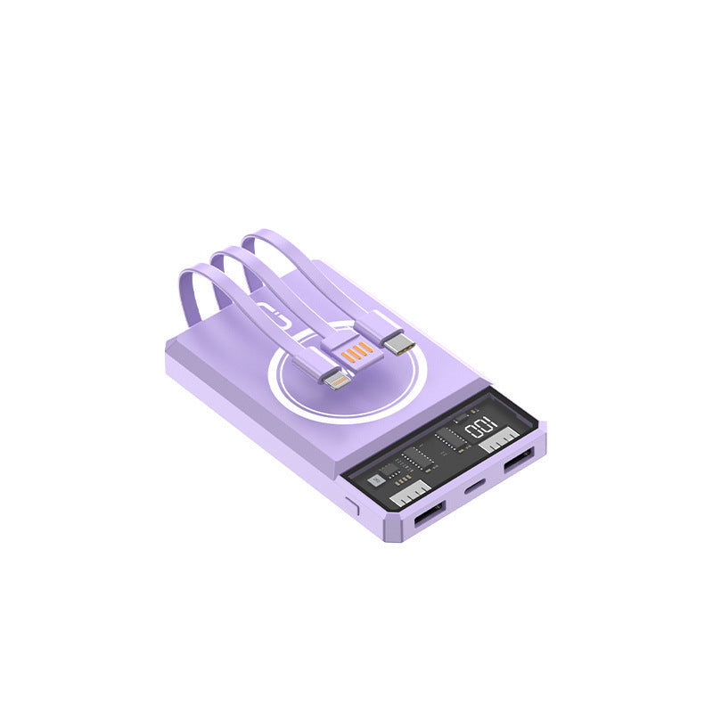 Power bank with integrated light and fast charging functions Stornfield