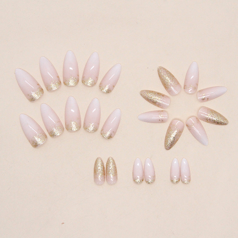 Elegant Glitter Gel Nail Tips Stornfield