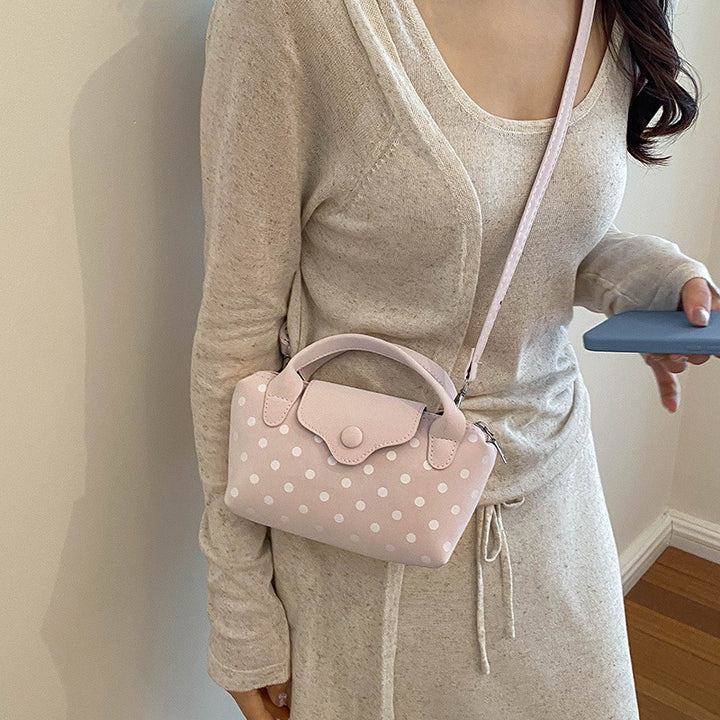 Polka Dot Handheld Satchel