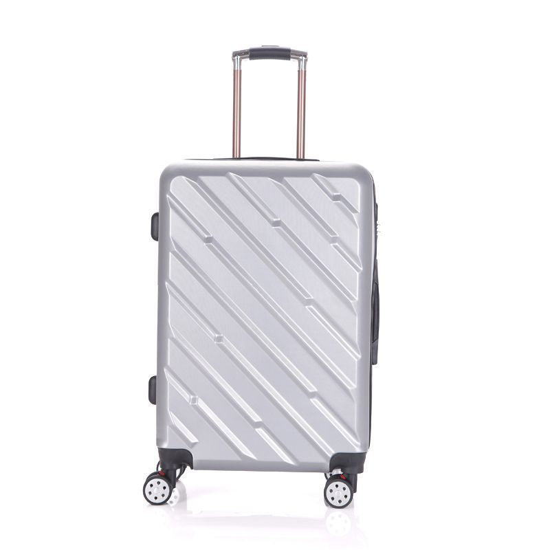 Unisex Durable Textured Hard Shell Rolling Suitcase Stornfield