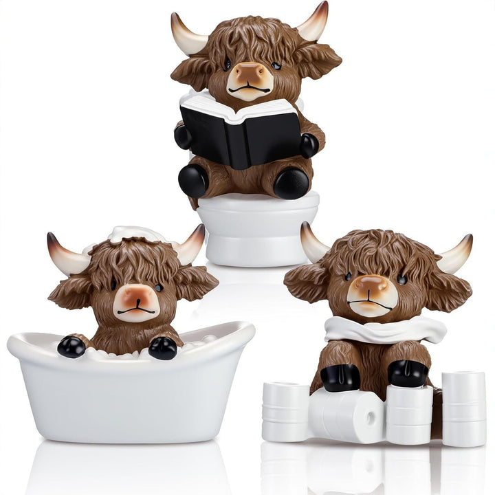 Funny Highland Cattle Decorative Figure Stornfield