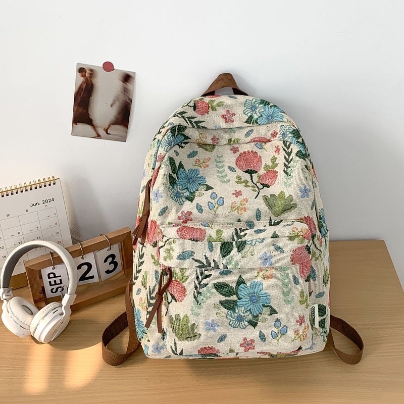 Floral Print Backpack Stornfield