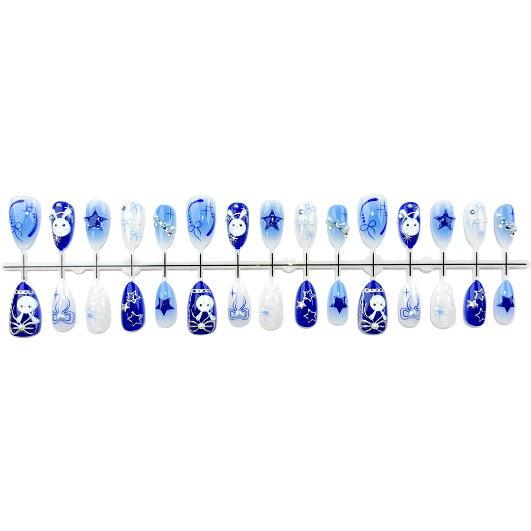 Decorative Nail Art Press-On Nails Set