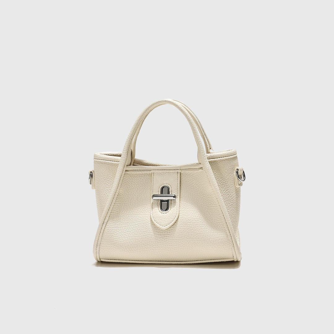 Textured Mini Handheld Satchel Bag