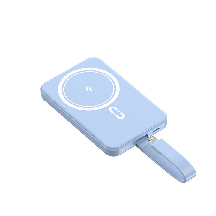 Magnetic power bank with wireless charging function and integrated quick charging Stornfield